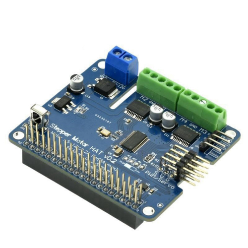 HAT V0.2+Robot Expansion Board Stepper/Servo for 3B/3B+ 1