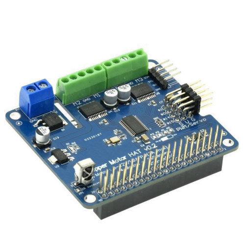 HAT V0.2+Robot Expansion Board Stepper/Servo for 3B/3B+ 2
