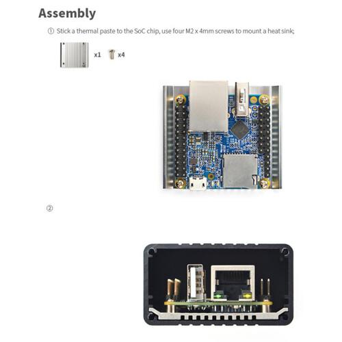 For NanoPi NEO Development Board+Heat Sink 512MB RAM Complete Machine 1