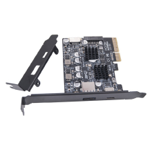 Ports PCI-E 4X auf USB 3.2 Gen 2 A Typ C Erweiterungskarte