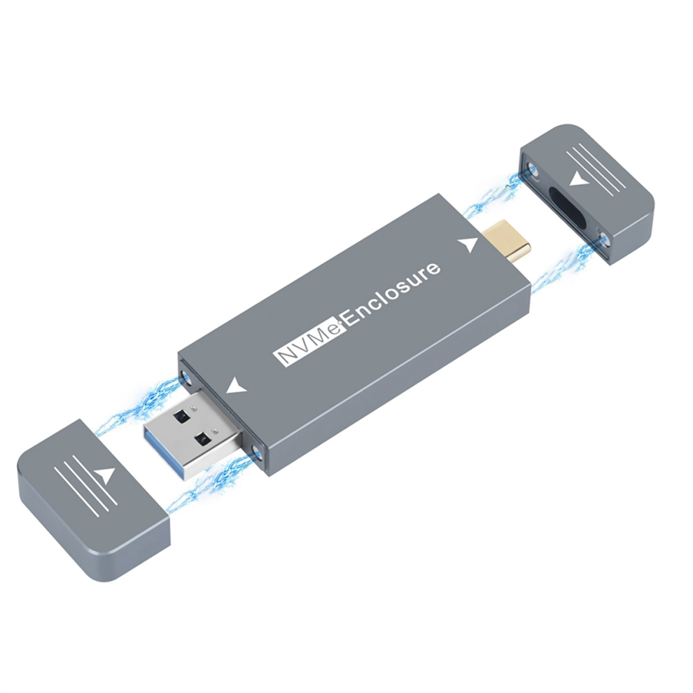 M.2 Nvme-Kabinet Usb-A-Stik Usb 3.2 10 Gbps In-Line 2230 Ssd-Kabinet-image
