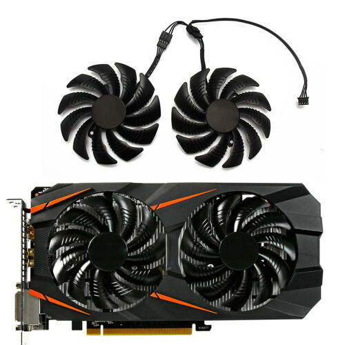 88mm GPU Cooler Fan for REDEON AORUS RX580/570 (2 PCS) 2