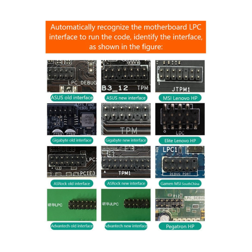 TL631 Pro Multifunktions-Desktop-Laptop LPC-DEBUG Postkarte PCI, A 1