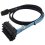 Mini Sas Sff-8087 to 4 Sff-8482 Server Hard Drive Data Cable 0.5m 4