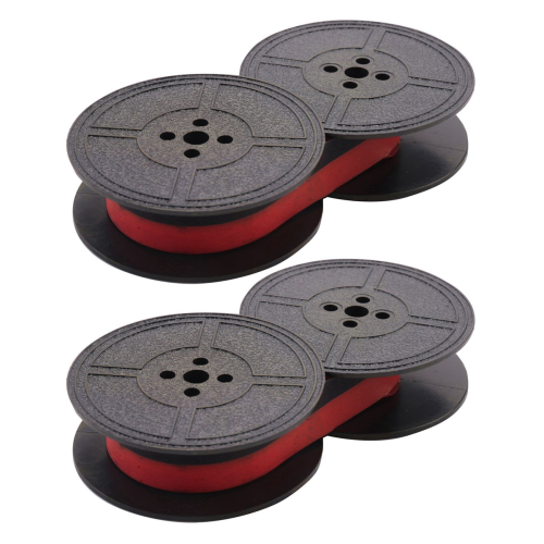 6Pack Typewriter Ribbon Twin Spool Red & Black for Most Typewriter 2