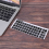 White Letters Arabic English Keyboard Sticker Decal Black 2