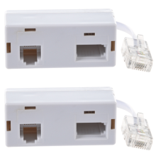 RJ45 Plug to BT RJ11 Secondary Splitter Telephone Adapter
