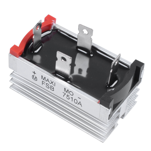 Aluminium-Kühlkörperbasis, einphasige Brückengleichrichterdiode 75A 1000V 1