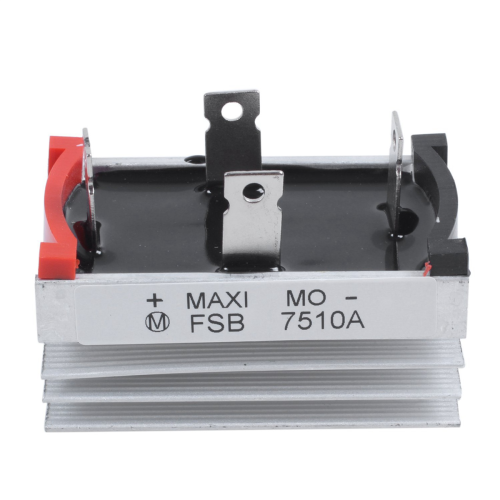 Aluminium-Kühlkörperbasis, einphasige Brückengleichrichterdiode 75A 1000V 2