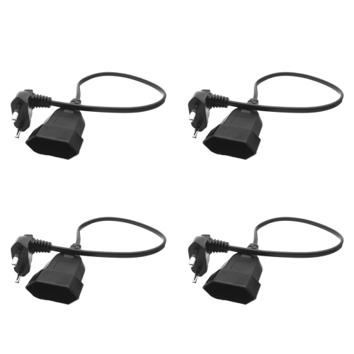 Europea Male Plug to Female Socket Power Cable for PC Computer (0.)