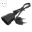 Europea Male Plug to Female Socket Power Cable for PC Computer (0.) 3