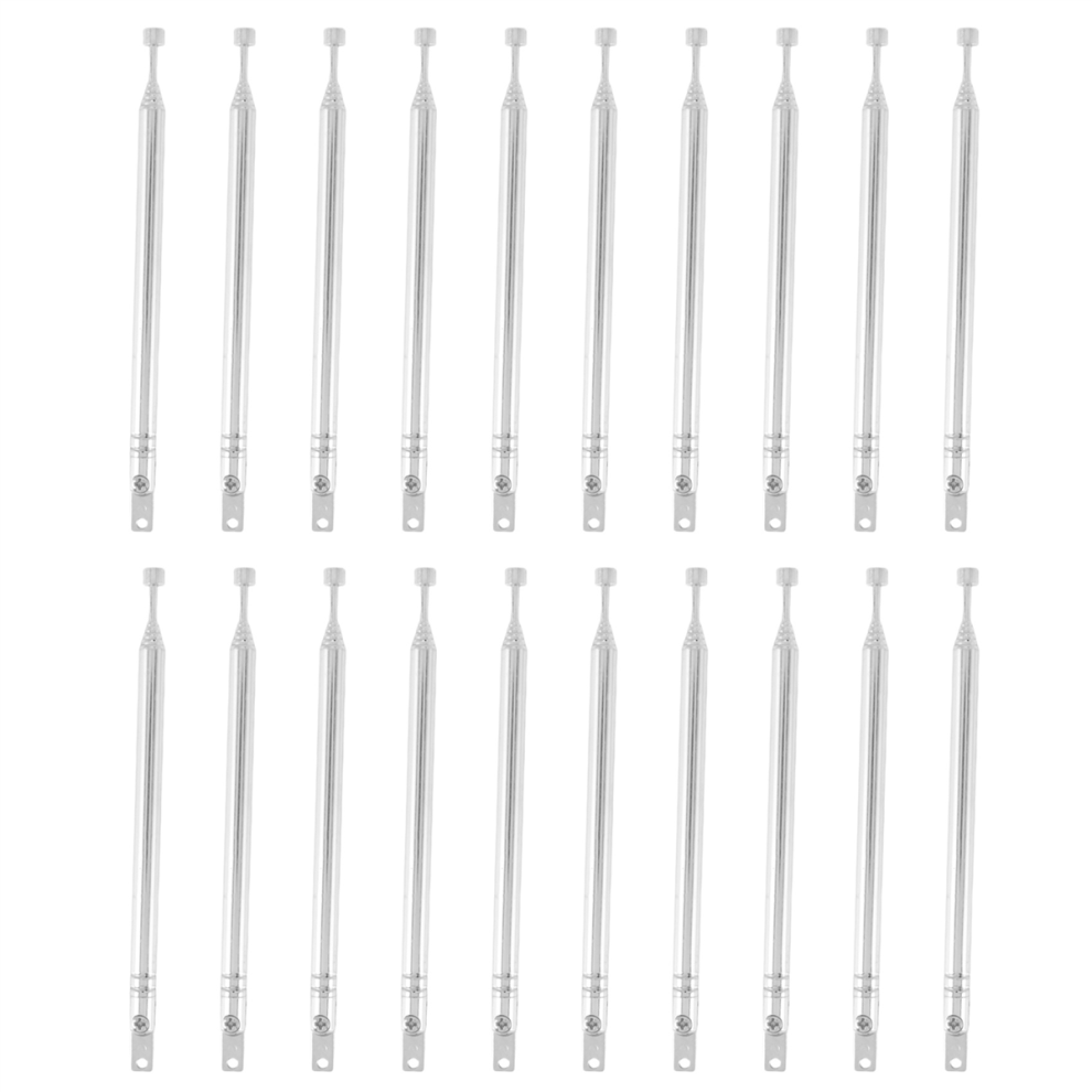 Replacement 39Cm 6 Sections Telescopic Antenna Aerial For Radio Tv 4712071117643