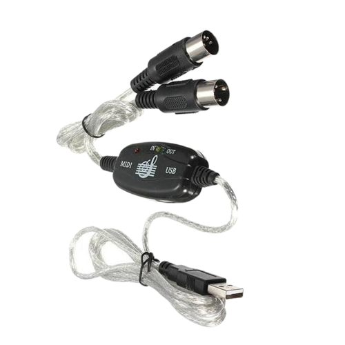 USB to MIDI 5Pin Cable Converter for Piano Electronic Instruments 1