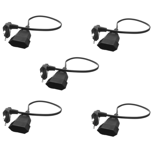 Europea Male Plug to Female Socket Power Cable for PC Computer (0.)