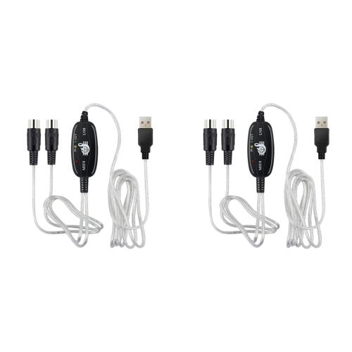 USB to MIDI 5Pin Cable Converter for Piano Electronic Instruments