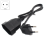 Europea Male Plug to Female Socket Power Cable for PC Computer (0.) 2