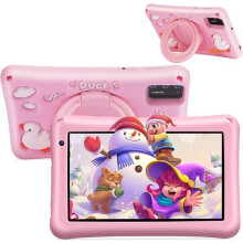 BRILLAR Kids Tablet 7 inch, Android 13 Tablet for Kids,4GB+64GB(1 TB Expandable),Octa-Core,5800mAH,5MP+8MP,WiFi 6, Type-C for Girls 3-12