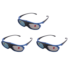 Wiederaufladbare DLP Link 3D-Brille Active Shutter Eyewear für