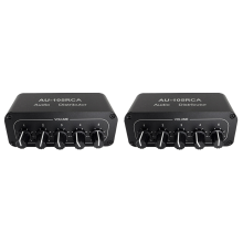 5CH Audio Distributor Stereo Audio Mixer 1 Eingang 5 Ausgang Splitter