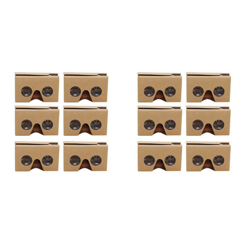 6PC 3D Glasses for Cardboard V2 VR 4.5-6Inch+Headband