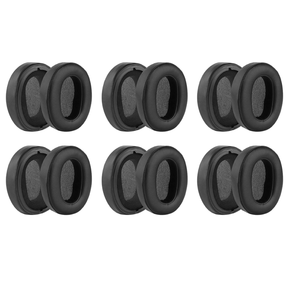 Ear Pads For Wh-Xb900n Headphones Earpads Leather (Black) Black 4711777587606