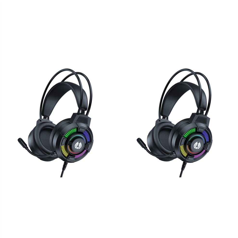 Gaming Headset 7.1 Stereo Surround Bass Headphones Rgb Active Noise 4711777588641