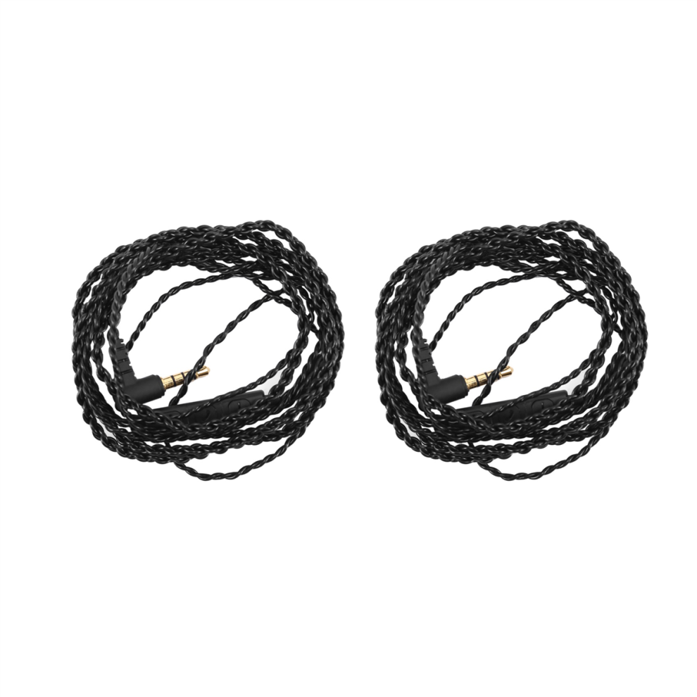 Earphone Audio Cable Repair 3.5Mm With Mic Volume Control(Black) Black 4711777588054