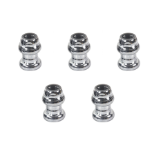 Serie sterzo per bicicletta da 5X 22,2 mm, serie sterzo per bici da corsa a scatto fisso da 1 pollice, argento