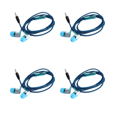 Cavo intrecciato per subwoofer H-169 da 3,5 mm per MP3 e MP4, universale (blu)