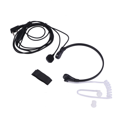 Throat Microphone Vibration Headset Earpiece for Uv-5R 1