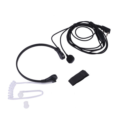 Throat Microphone Vibration Headset Earpiece for Uv-5R 2