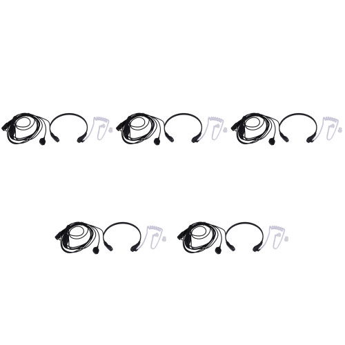 Throat Microphone Vibration Headset Earpiece for Uv-5R