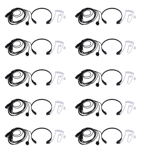 Throat Microphone Vibration Headset Earpiece for Uv-5R