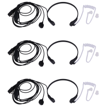 Throat Microphone Vibration Headset Earpiece for Uv-5R