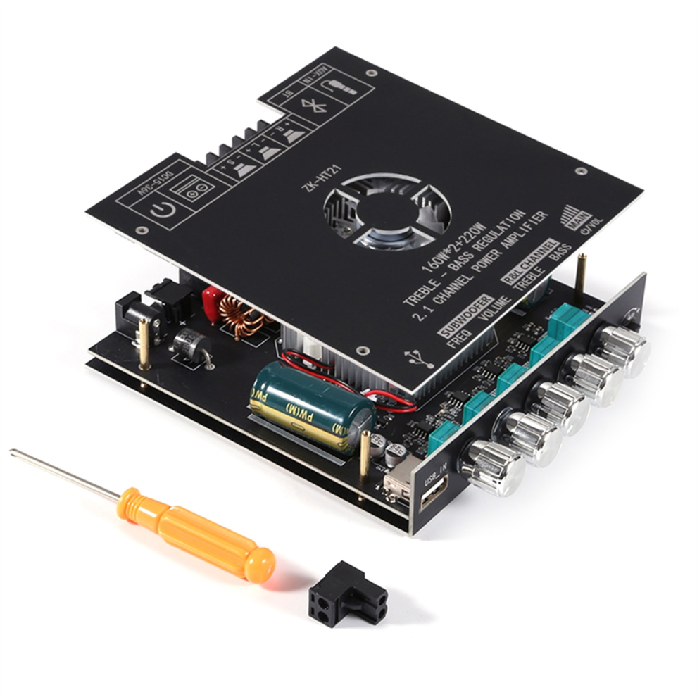 Ht21 2.1 Channel Tda7498e Bluetooth Digital Power Amplifier Module 4711777504092