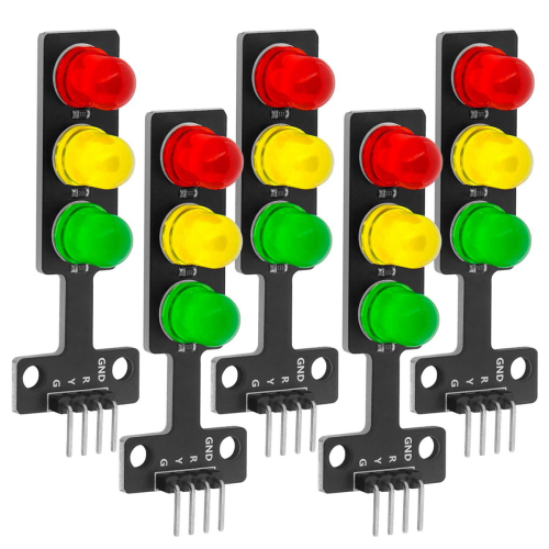 5x LED Traffic Light Module DIY Mini Traffic Light 3.3-5V for 1