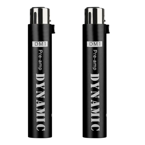 Replace for DM1 Dynamic Microphone Preamplifier Gain Amplifier,Black