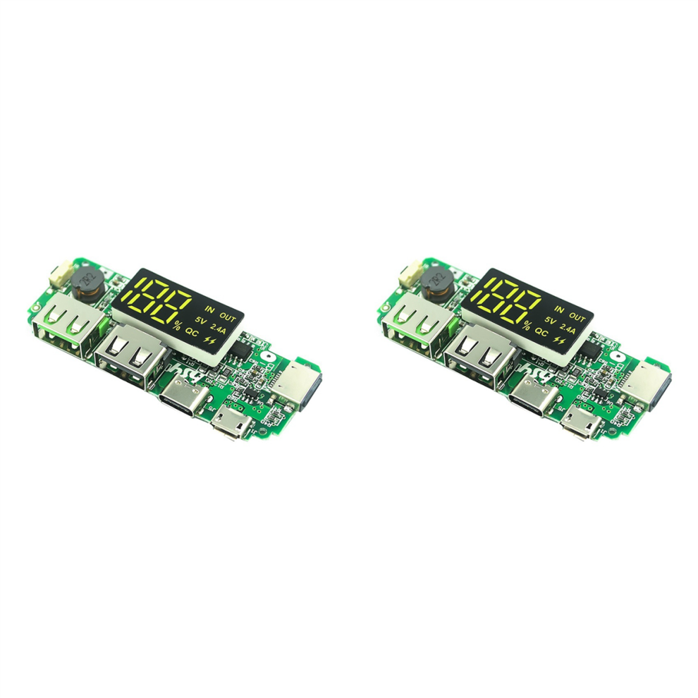 Digital Display Charging Module 5V 2.4A Three Charging Port 4711777593409