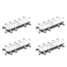 Splitter digitale per cavo coassiale a 8 vie 5-2400 MHz, compatibile con RG6