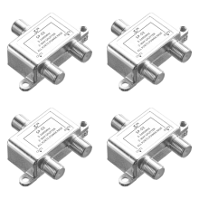 Splitter digitale per cavo coassiale a 2 vie 5-2400 MHz, compatibile con RG6