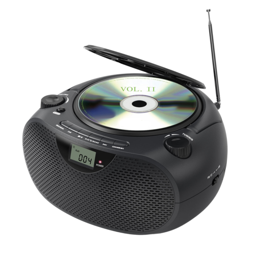 Portable CD Player with Bluetooth AM/FM Radio USB Port
