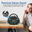 Portable CD Player with Bluetooth AM/FM Radio USB Port 7