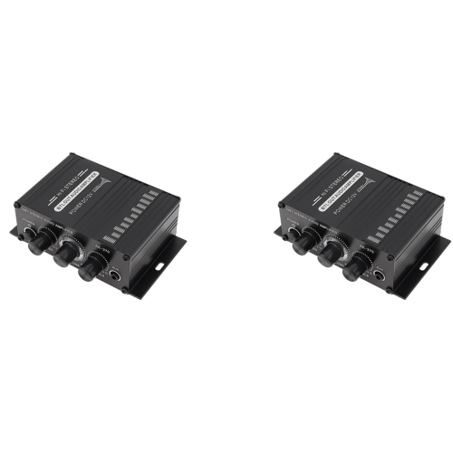 Power Amplifier 2 Channel Class D Amplifier USB/SD AUX Input 1