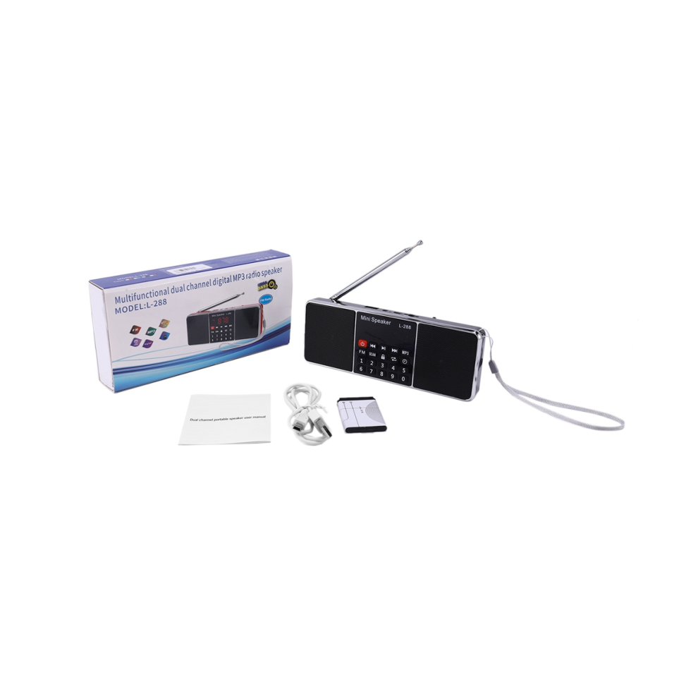 Fm Radio Media Speaker Mp3 Music Player Support Tf Card Usb Drive 4711777511267