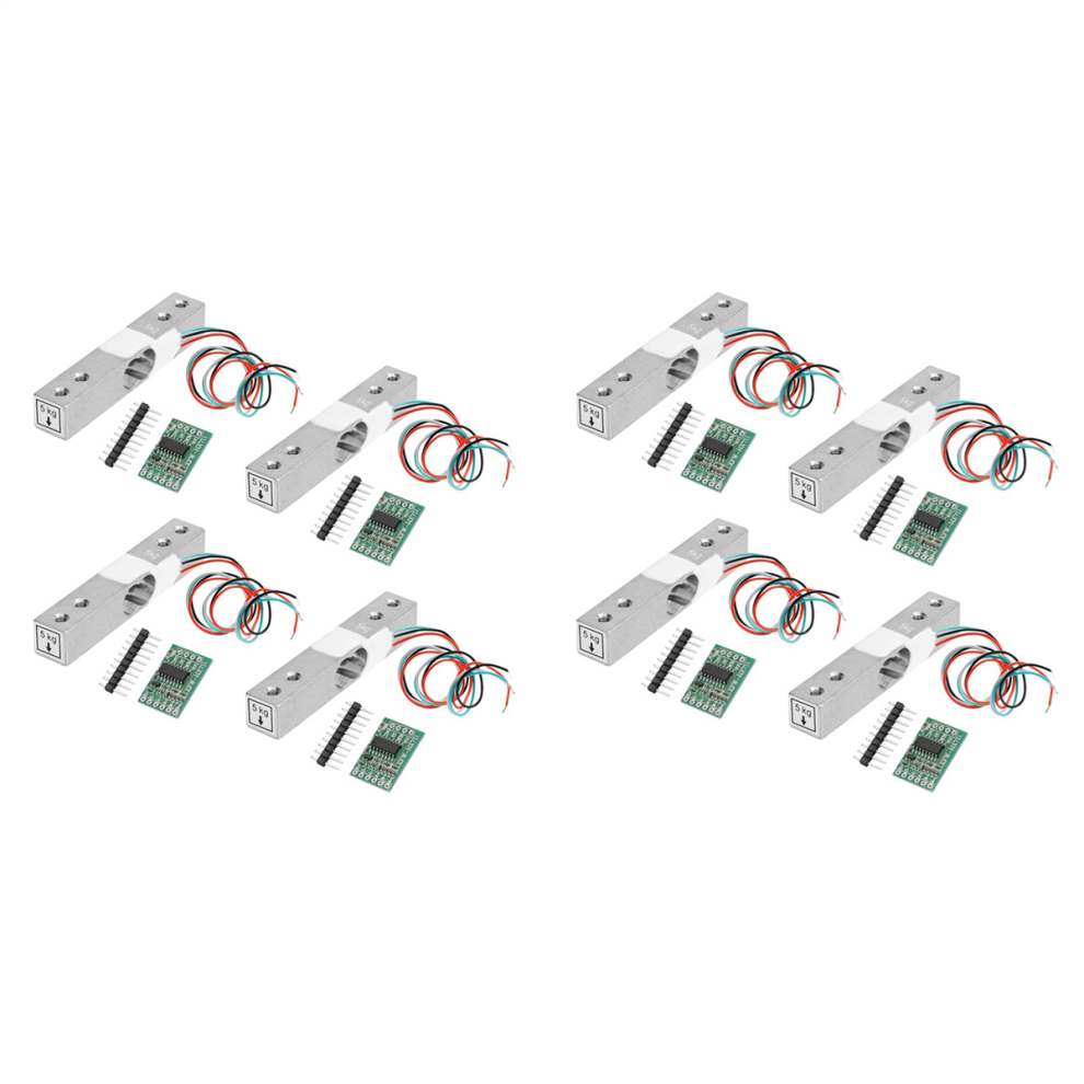 Digital VejecellevæGtsensor, 4 SæT 5 Kg Vejecelle HX711 Ad-image