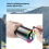 Hand Crank Bluetooth Speaker for Outdoor Camping Pink 7