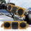 Motorcycle Speakers with Built-in Amplifier Wireless USB & AUX Inputs 6