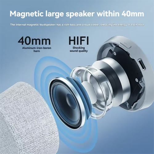 Bluetooth Speaker Magnetic Speaker BT5.3 Mini Sound Box Phone Holder 1