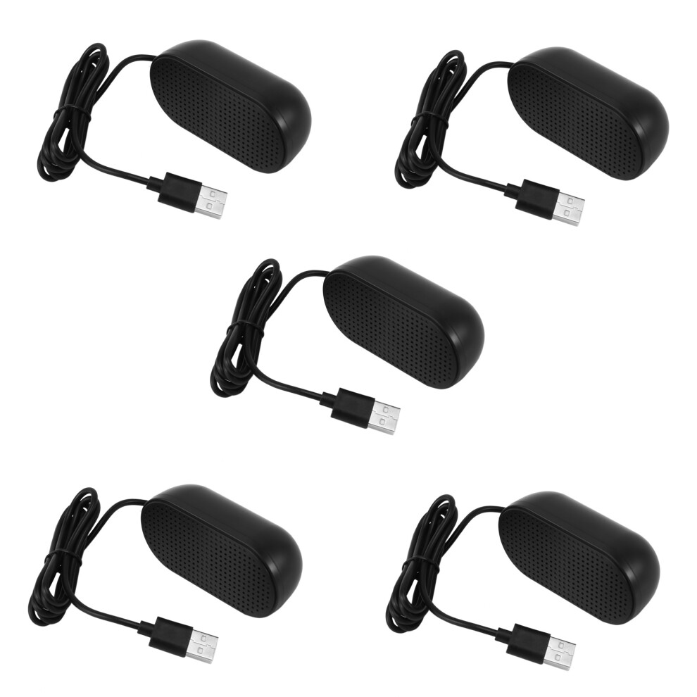 Omã¤Rkt Black Usb Speaker Portable Loudspeaker For Notebook (Black)