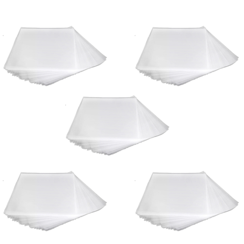 50PCS Gel Record Cover for Turntable Player LP Record Flat Open